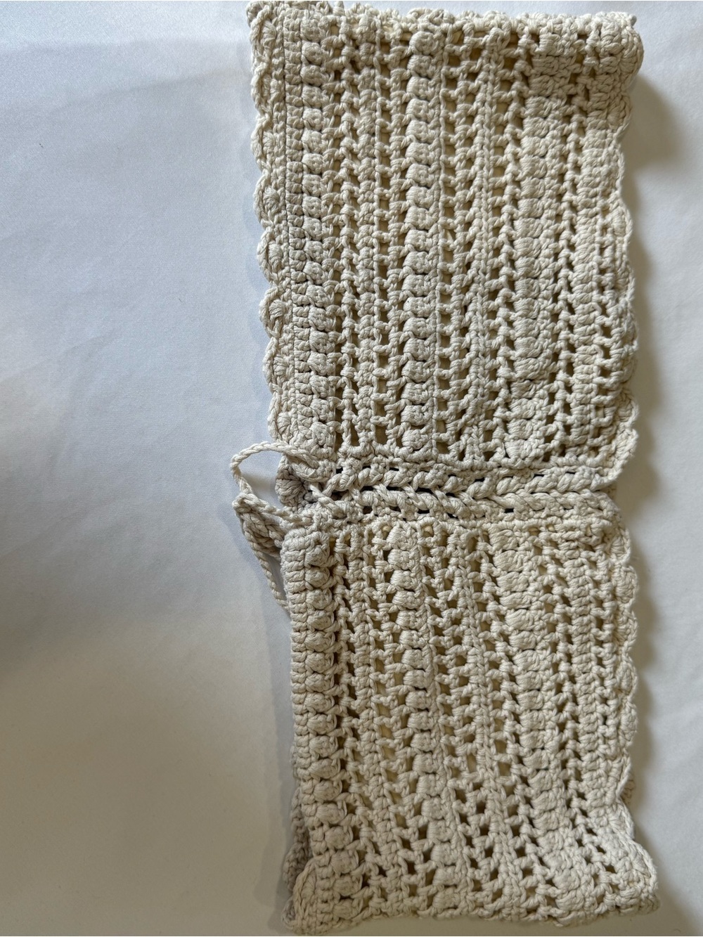Urban Outfitters Cream Crochet Bandeau Top